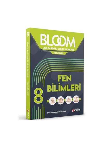 Artıbir Yayıncılık 8.sınıf Lgs Bloom Tüm Dersler 32 Fasikül Soru Bankası 4 Kitap
