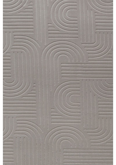 Vizon Kabartmalı Modern Halı Geometrik Desenli Soft Dokulu Dekoratif Halı Fch3018 Vizon