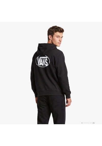 Vans Oval Logo Erkek Siyah Sweatshirt Vn0010g2blk1 2800282