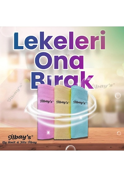 Orijinal İlbays Temizlik Bezi Avantaj Paketi 2x3 Lü Paket Toplam 6 Adet Microfiber Temizlik Bezi Diğer