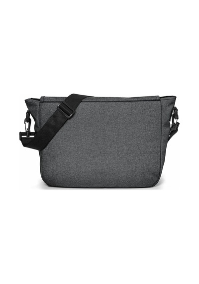 Eastpak Unisex Postacı Çantası Antrasit Omuz Askılı Çapraz Çanta Geniş Bölmeli Günlük Okul Çantası Siyah