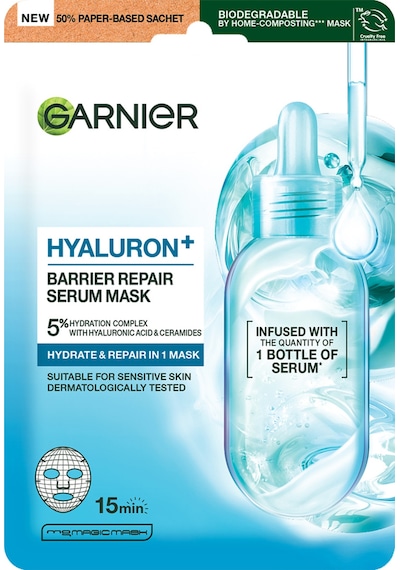 Garnier Hyaluron Cilt Bariyeri Onarıcı Kağıt Maske 28 G 2 Adet