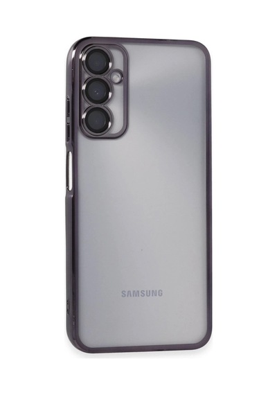 Samsung Galaxy A05s Kılıf Lensli Silikon - Mor