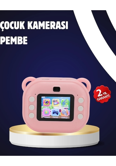 Buğz Termal Baskılı Şipşak Kamera 1080p Hd, 24mp, Çift Lensli Ve Müzik Oynatıcılı
