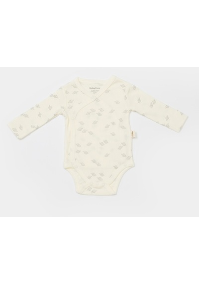 BabyCosy Organik Modal Fil Baskılı 2 Li Kruvaze Uzun Kollu Badi Csym11318 001