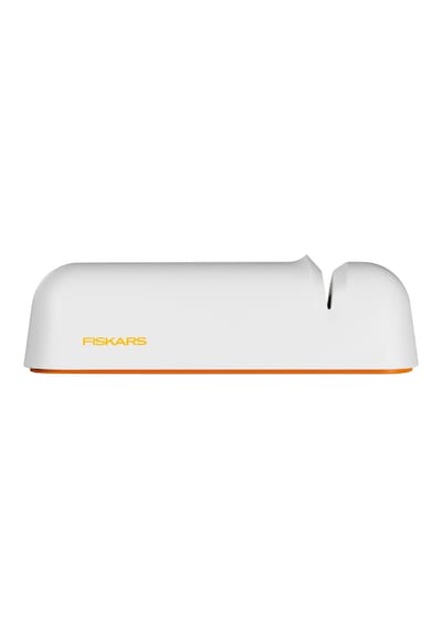 Fiskars Bıçak Bileyici İçin Düz Çelik Bıçaklar, Keramikschleifstein, Fonksiyonel Form, Roll-sharp, Beyaz/turuncu,