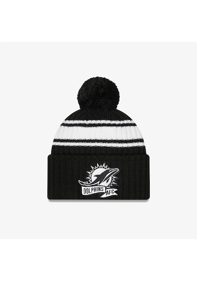 New Era Miami Dolphins Nfl Sideline Unisex Siyah Bere Düz 60281367