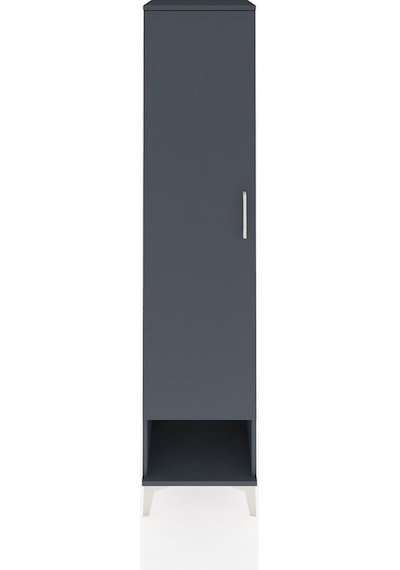 Hyperion Dolap 4 Raflı Tek Kapaklı 44x44x195 Antrasit-antrasit Antrasit
