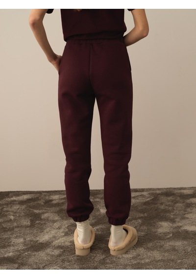 Xint Bordo Regular Fit Pamuklu Sweat Pantolon 470423