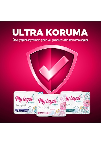 Myleydi Ultra Normal 60 + Ultra Gece 42 + Ultra Uzun 48 Adet (18 Paket)