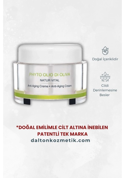 Olgun Hassas Ciltler Için Canlandırıcı, Işıltı Veren, Yaşlanma Karşıtı Phyto Olıo Dı Olıva Krem - 56808344