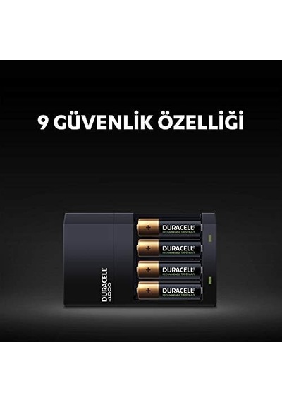 Cef 14 Pil Şarj Cihazı, 4 Saat 1 Adet Ve Şarj Edilebilir Aa Ve Aaa Pil 2'şer Adet