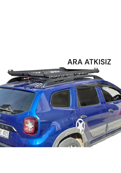 Duster Uyumlu 100 X 160 Tavan Sepeti Komple Metal Mat Siyah (ARA ATKISIZ)