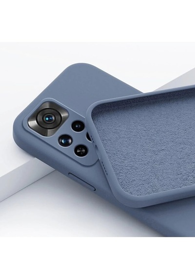 Xiaomi Redmi Note 11 Pro & 12 Pro 4g Kılıf Kadife Lansman Soft Yumuşak Liquid Silikon Kamera Korumalı Kapak Mara