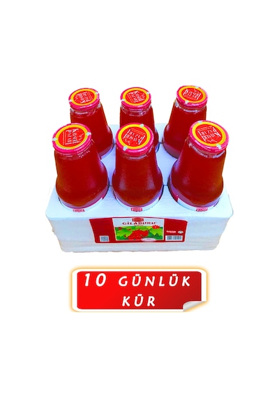 Kayseri Pazarı Gilaburu Nektarı Şeker İlavesiz 6 x 1 L