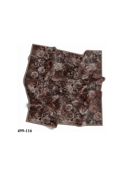 Mono Scarf Mono Dijital Organik Soft Eşarp 499-116 Çok Renkli
