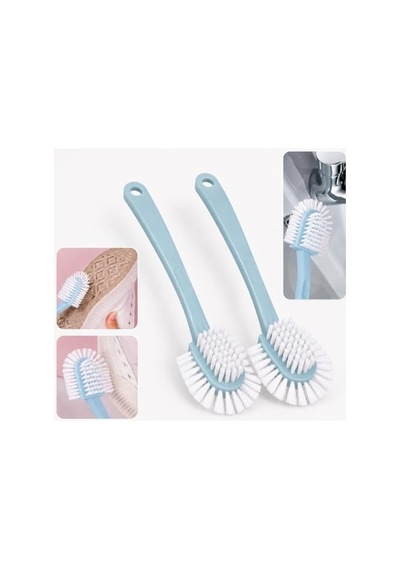 2 Adet Çok Fonksiyonlu Ayakkabı Temizleme Fırçası - Ergonomik Tasarım
