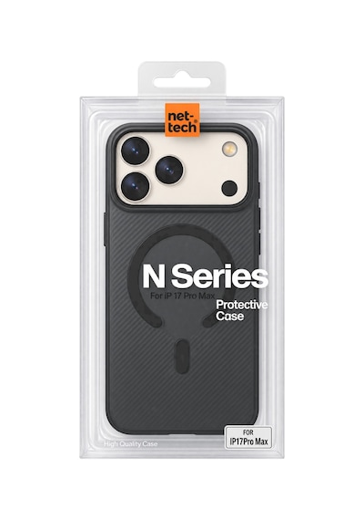 Nettech Apple İphone 17 Pro Max Uyumlu Nt-n119 Magsafe Arka Koruma Kılıf - Turuncu