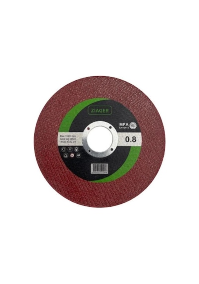 Ziager Inox Kesici Taş 115x0,8mm 10 Adet
