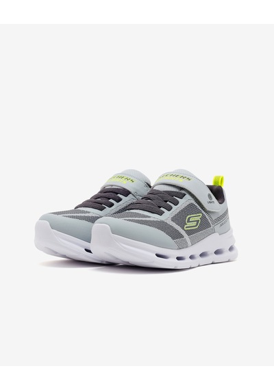 Skechers Glıde-step Lıghts Büyük Erkek Çocuk Gri Işıklı Spor Ayakkabı 400240l Gylm