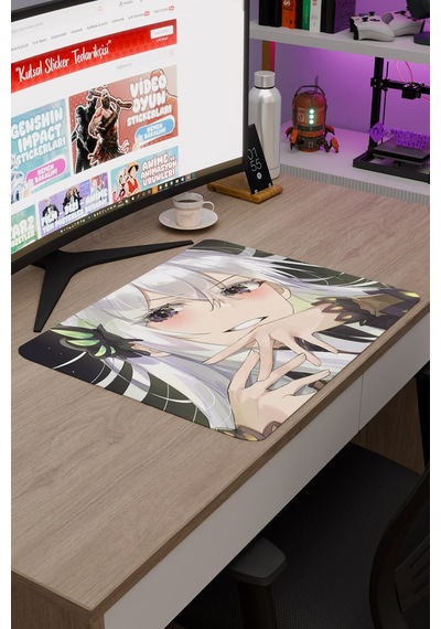 Re Zero Kaymaz Dikişli Kauçuk Oyuncu Mousepad V5 - 48x40 Xl Gaming Mouse Pad Fare Altlığı