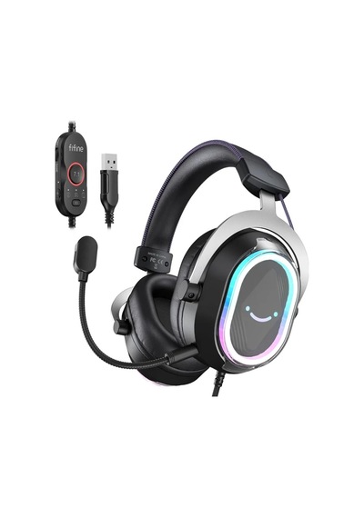 Fifine Ampligame H13 Mikrofonlu 7.1 Rgb Oyuncu Kulaklığı