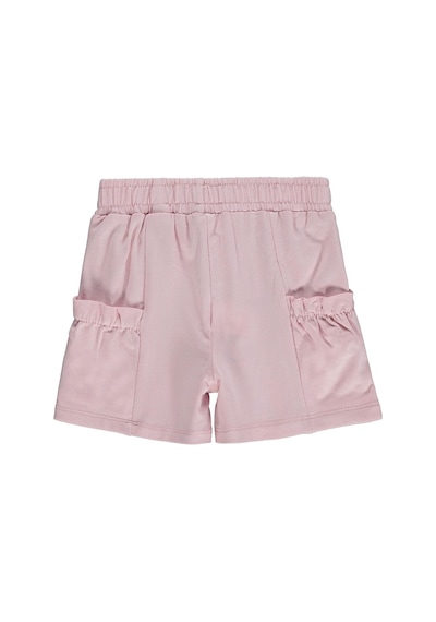 Civil Girls Torba Cep Detaylı 2-5 Yaş Şort - Pudra