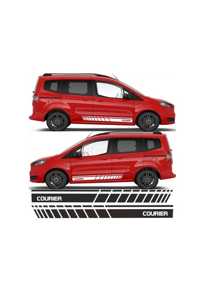 Ford Courier Yan Şerit Oto Sticker