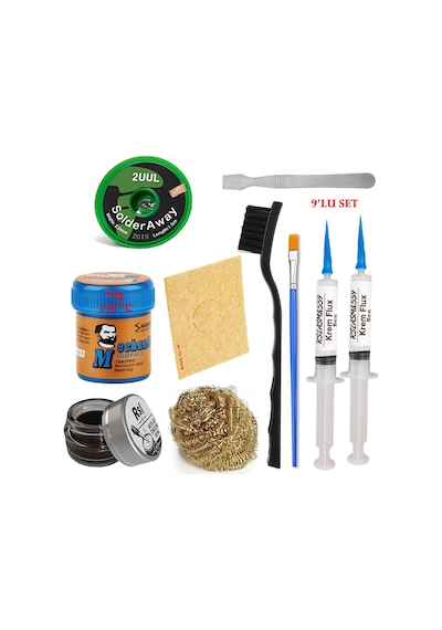 Kremlehim Mchanc 138 C 42gr Havya Uc Temizleyici Flux Lehim Toplama 2uul-2015 Lehim Emme Teli,yardımcı Set10