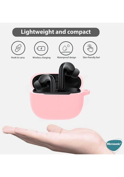 Microsonic Xiaomi Flipbuds Pro Mat Silikon Kılıf Siyah