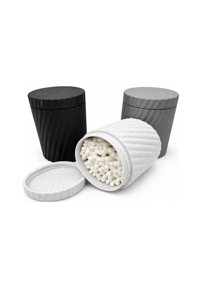 Kapaklı Pamuklu Çubuk Organizeri Sert Plastik Kulak Çubuğu Saklama Kabı Banyo & Makyaj Çok Renkli