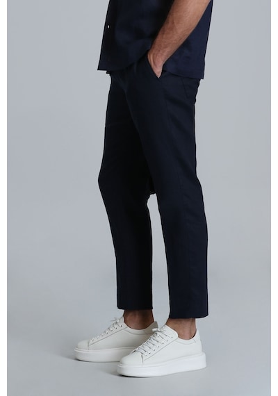 Lufian Erkek Karl Spor Chino Slim Fit Pantolon 111190328 Lacivert