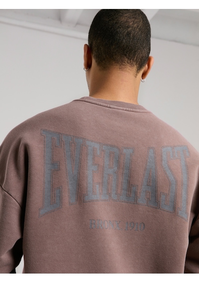 Everlast Bronx 1910 Yıkamalı Kahverengi Erkek Sweatshirt Kahverengi