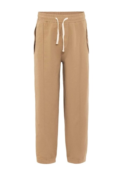 Vamos Bağcıklı Baggy Gabardin Pantolon Taba