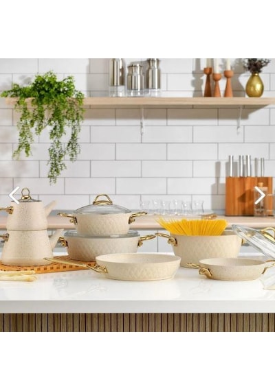 Schafer New Range 11 Parça Granit Çeyiz Seti Beyaz