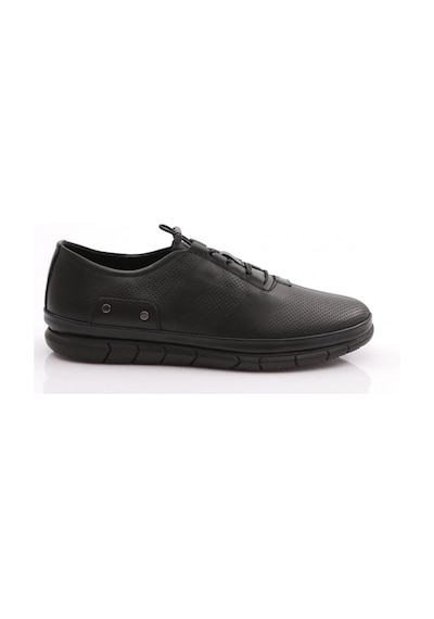 Dgn 6022 Erkek Lastik Bağcikli Sneaker Ayakkabi 6022-2505-R1534 Siyah