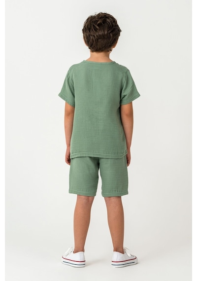U.s. Polo Assn. Erkek Çocuk Yeşil Bermuda Takım 5274-49841 Yeşil