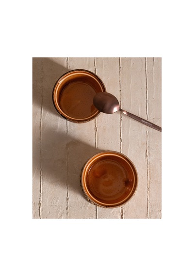 Madame Coco Kleby 2'li Natural Sufle Kabı - Turuncu - 10 Cm