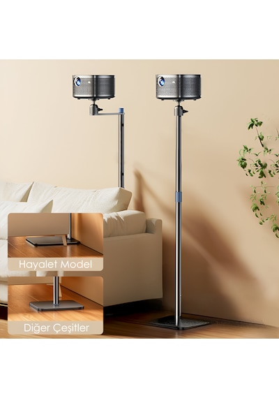 Gölge Stor Projeksiyon Cihazı Standı Ayaklı Projeksiyon Hayalet Model Ayarlanabilir Yükseklik Tripod