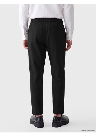 LC Waikiki Lc Waıkıkı Siyah Relax Fit Gabardin Erkek Pantolon