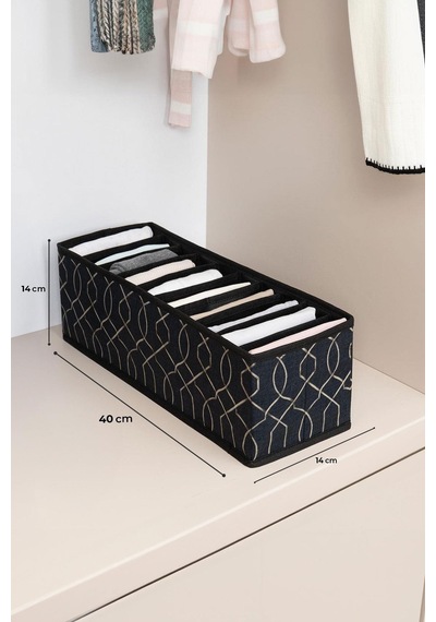 Alas Elegant Çekmece Düzenleyici M 40x14x14 Cm Siyah
