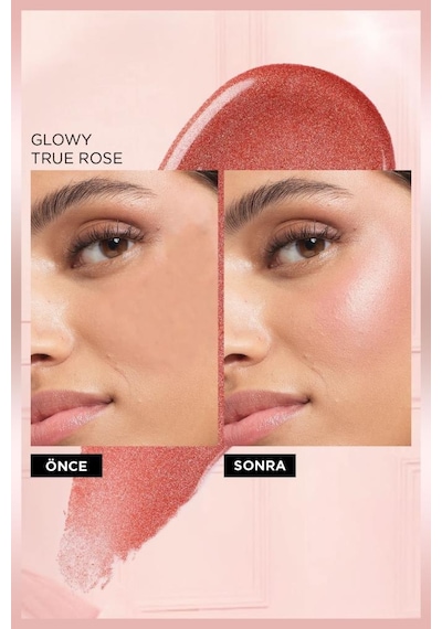 L'Oréal Paris Lumi Blush Likit Allık Glowy True Rose