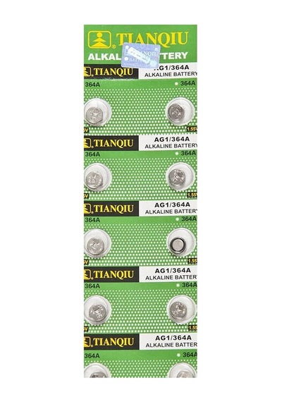 Tıanqıu Ag1 Lr621/364 Alkalin 10'lu Düğme Pil Evimdeyokyok