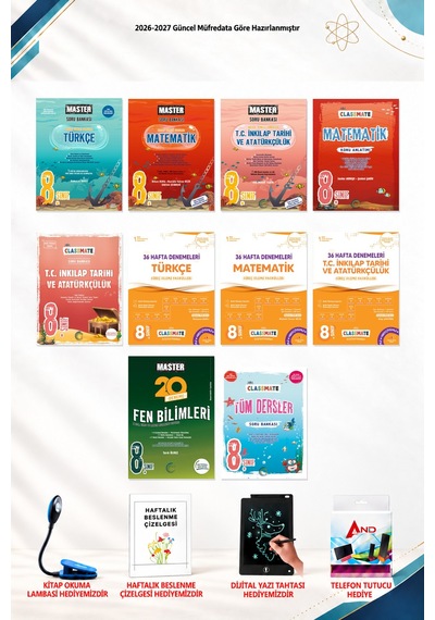 2026-2027 Okyanus Yayınları 8. Sınıf Lgs Hazırlık 10 Kitaplık Muhteşem Set - 4. Seçki