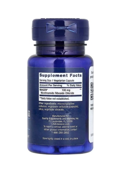 Lıfe Nutrıtion Nad+ Cell Regenerator 100mg, 30 Veg Capsules.u...