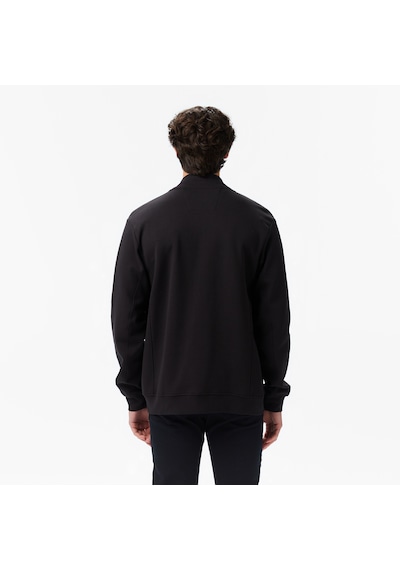 Nautica Erkek Siyah Classic Fit Fermuarlı Sweatshirt 026 K57221t Siyah