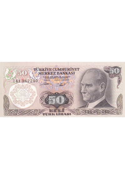 6.emisyon 2.tertip 50 Türk Lirası, Çil