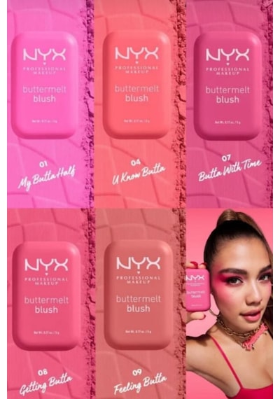 Nyx Professional Makeup Buttermelt Blush Kremsi Pembe Pudra Allık 06 For The Butta 06