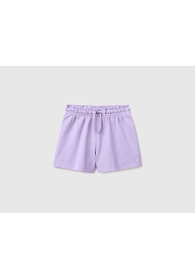 United Colors Of Benetton Benetton Kız Çocuk Regular Fit Bermuda Şort Lila