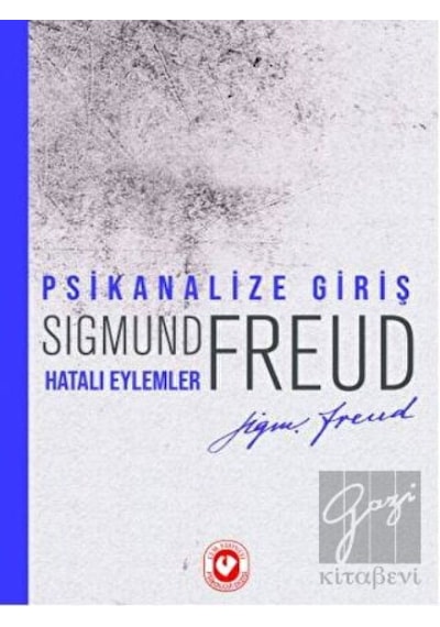 Cem Yayınevi Psikanalize Giriş - Hatalı  Eylemler